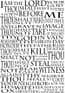 The Ten Commandments, Religious Decorative Arts, Prints & Posters, Wall Art Print, Poster Any Size - Black and White Poster